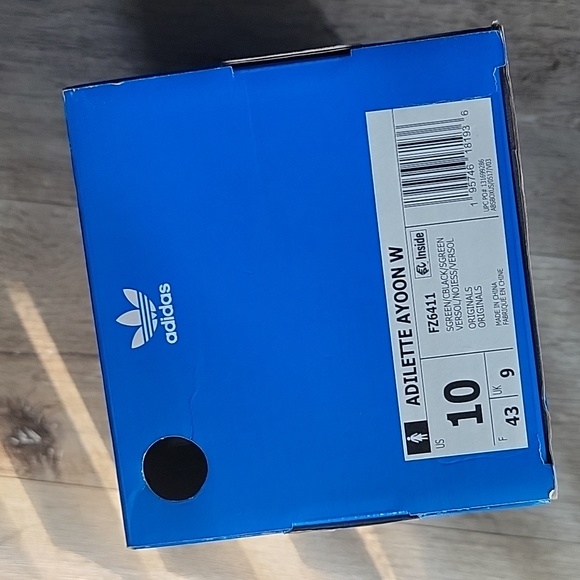 Adidas Adilette Ayoon Slides (Solar/ Green) - Picture 11 of 17